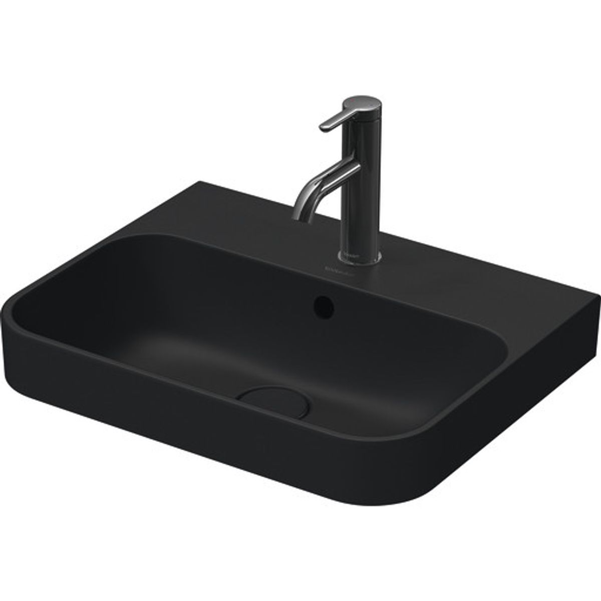 Duravit Happy D.2 Plus håndvask, 50x40 cm, mat antracit