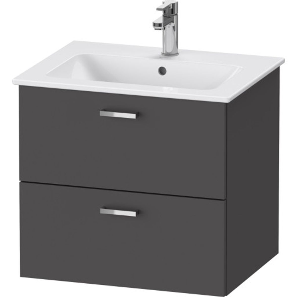 Duravit XBase underskab, 60x47,5 cm, mat grafit