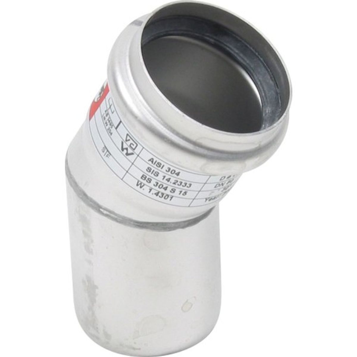 Ø 50 mm x 30° Bøjning rustfri AISI304/EN1.4301 Blücher