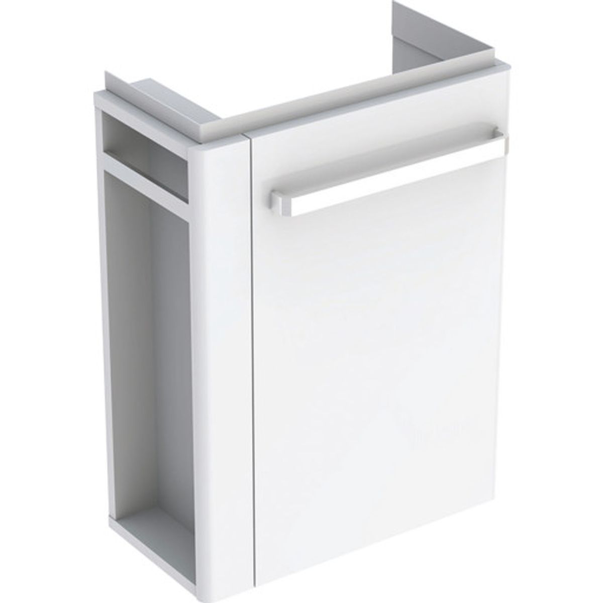 GEBERIT vaskeskab 448x252x604mm 1låge/håndkl.holder tv højkompr