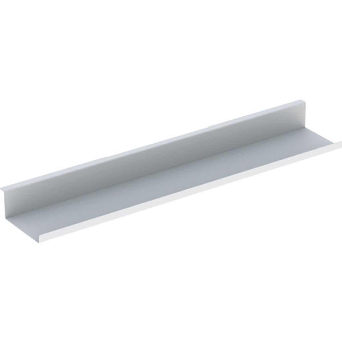 GEBERIT hylde 675x130x55mm stål pulverlakeret mat white