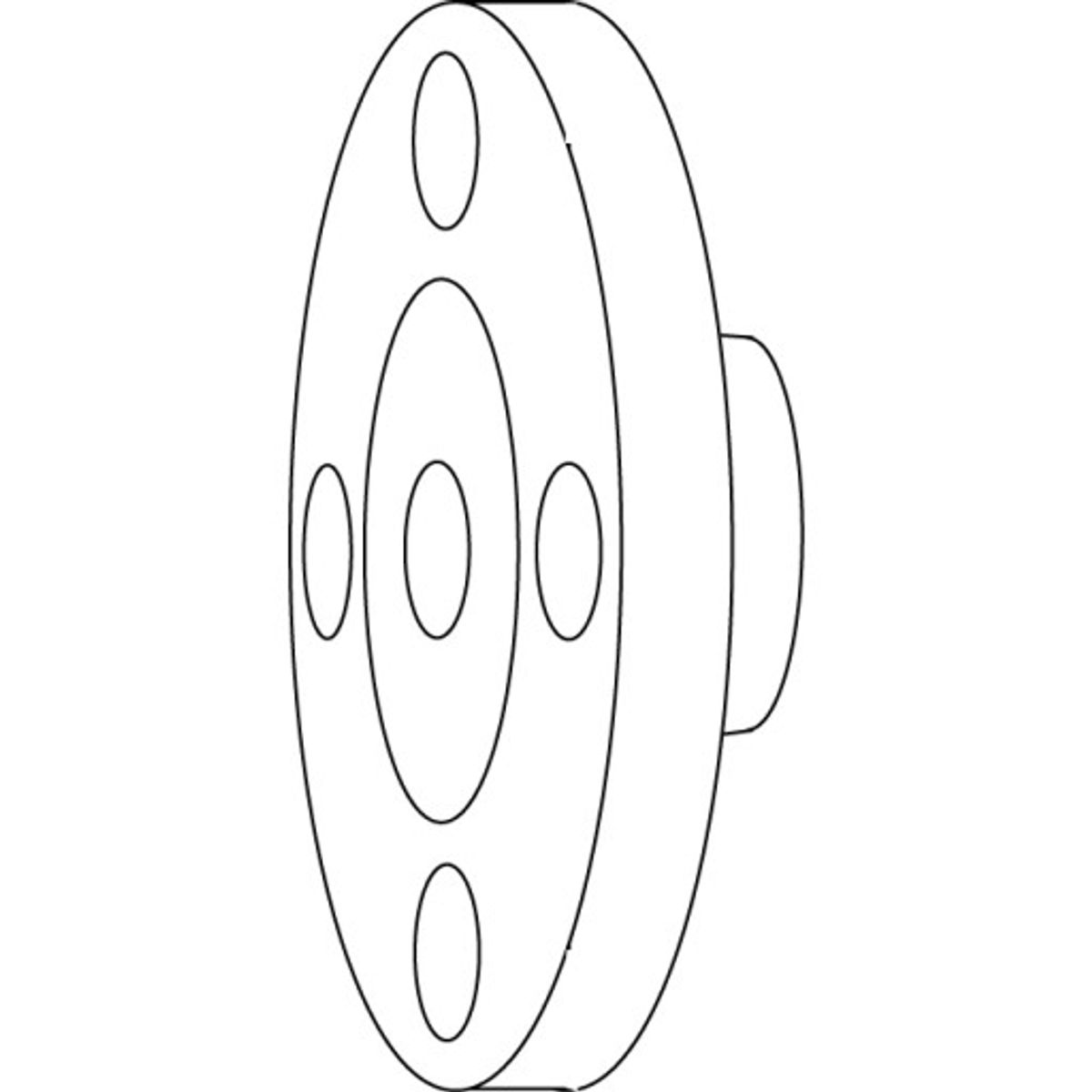 Flange DN 40 Indløb