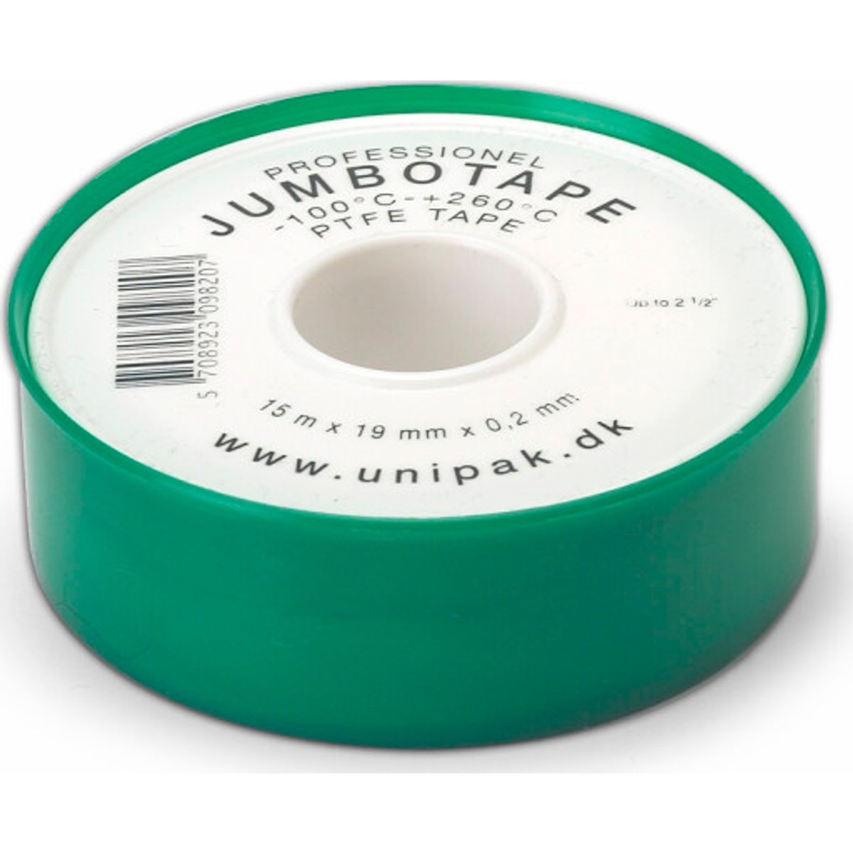 Gevindtape JUMBOTAPE 15 m x 19 mm x 0,2 mm