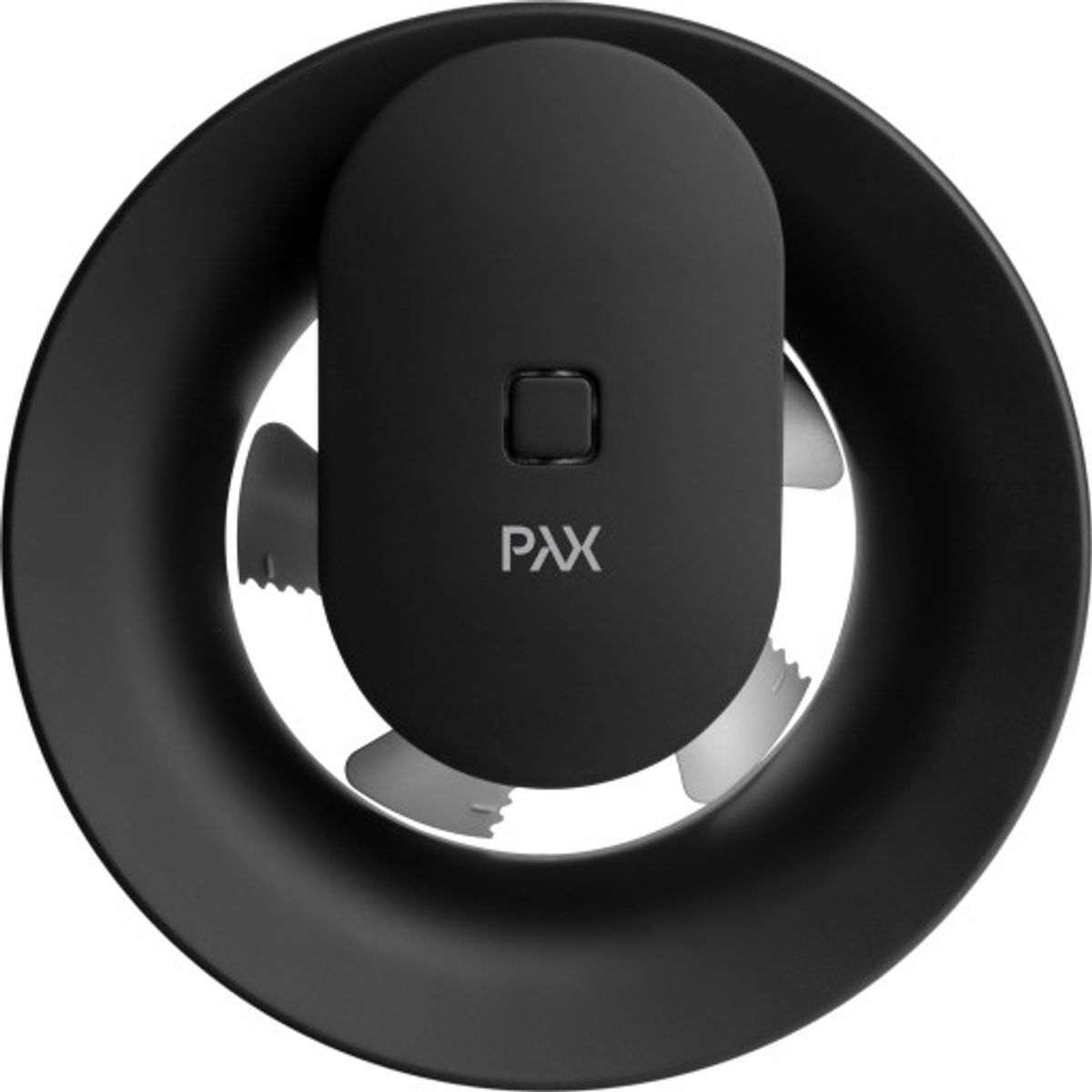 Pax Calima badventilator, app styring, Ø100 mm, mat sort