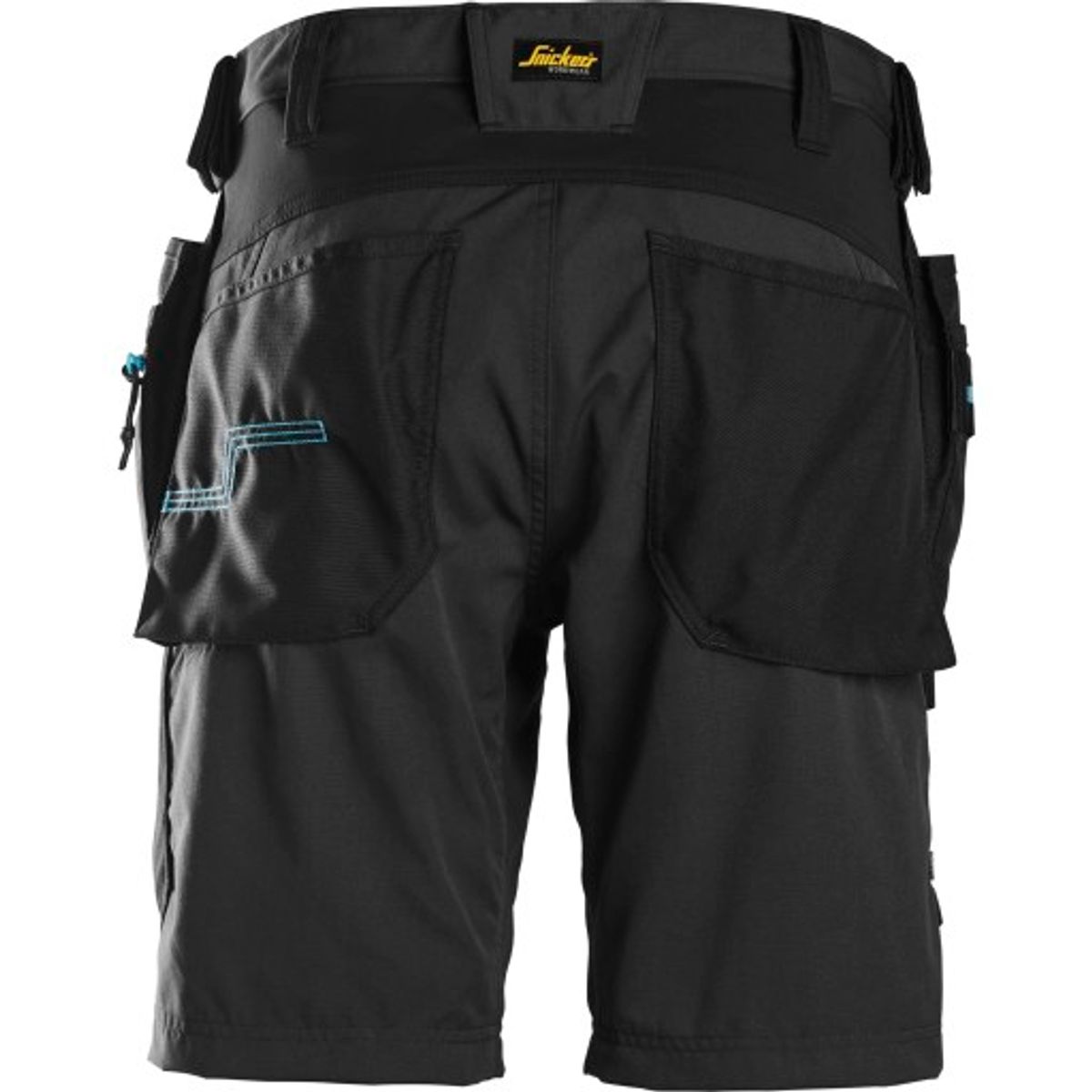 Snickers shorts 6110, LiteWork 37.5™ med hylsterlommer, sort, 44