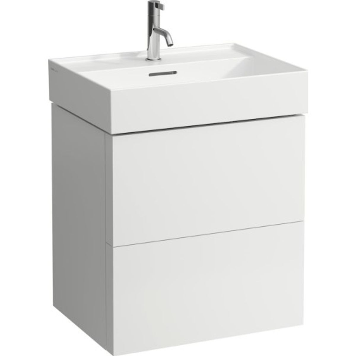 Kartell Laufen underskab, 58x60 cm, mat hvid