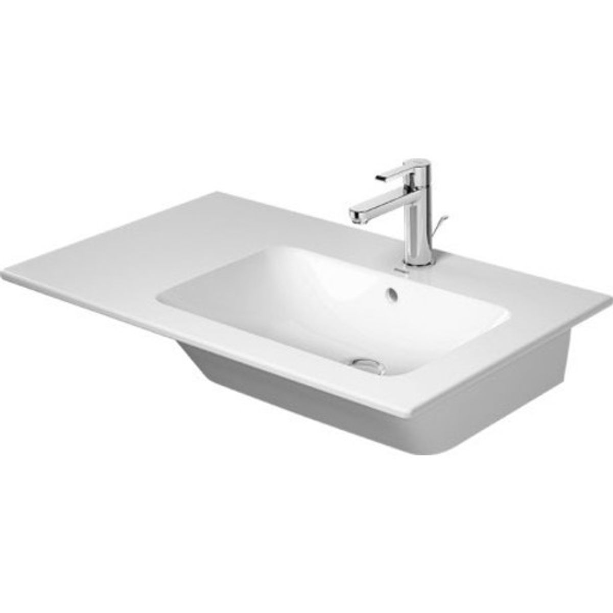 Duravit Me by Starck håndvask, 83x49 cm, mat hvid