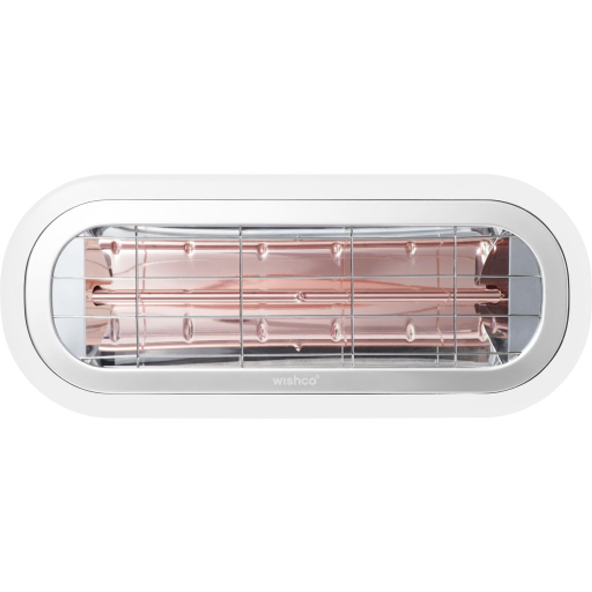 Wishco Mini terrassevarmer 2000W, hvid