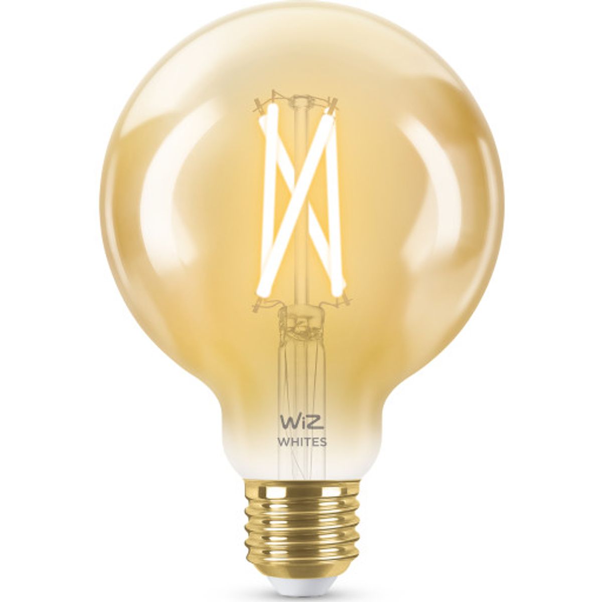 WiZ E27 LED Amber Filament globepære - kold til varm - Ø9,5