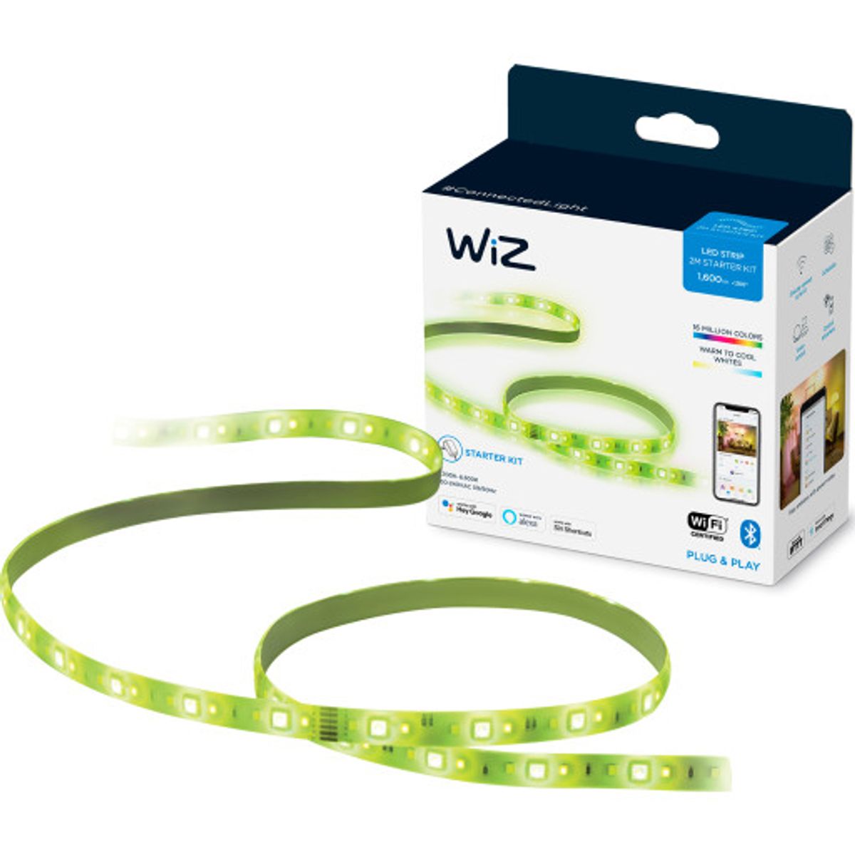 Wiz LED strip, 2 meter, startsæt