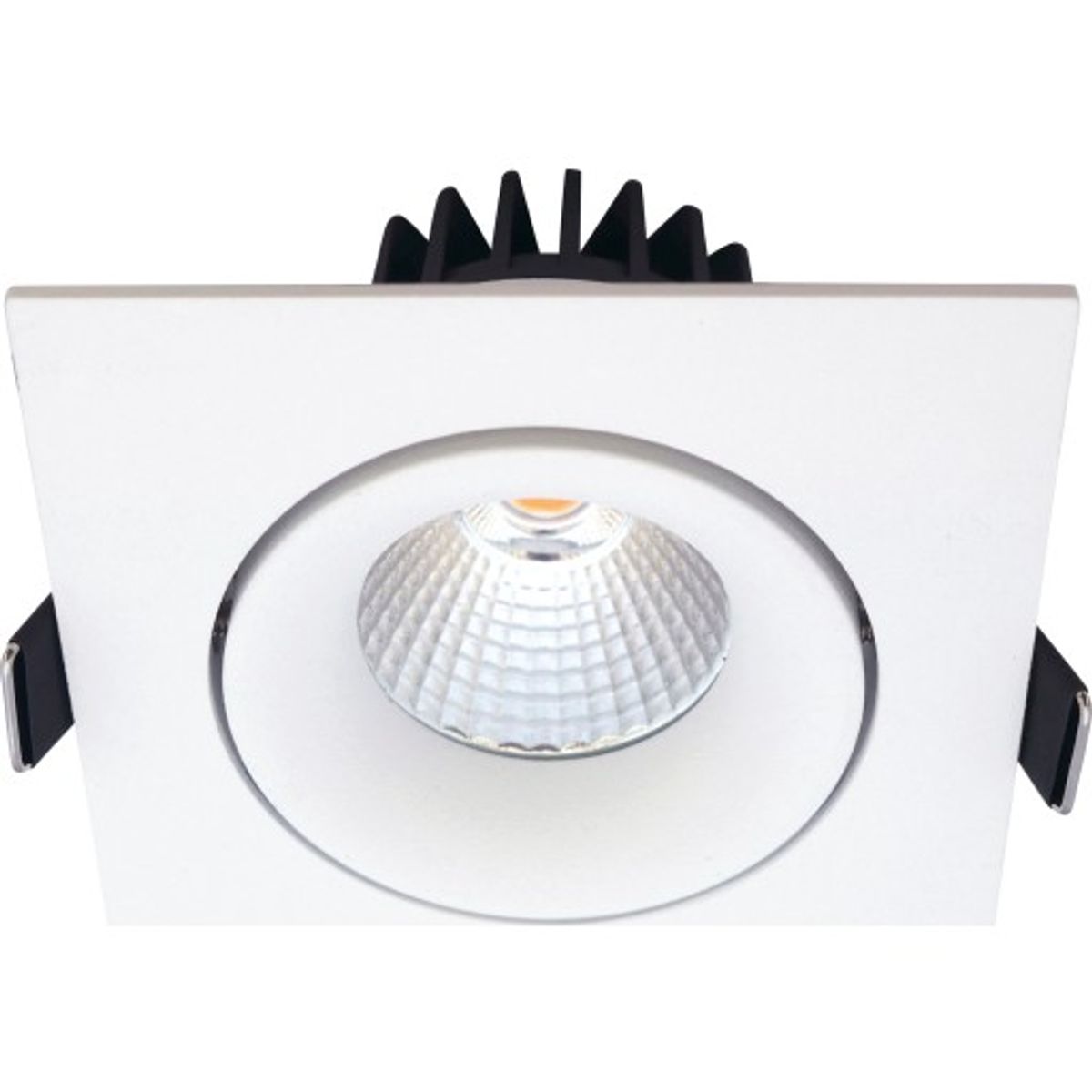 Downlight Velia Tilt LED 10,9W 3000K, 230V firkantet, hvid