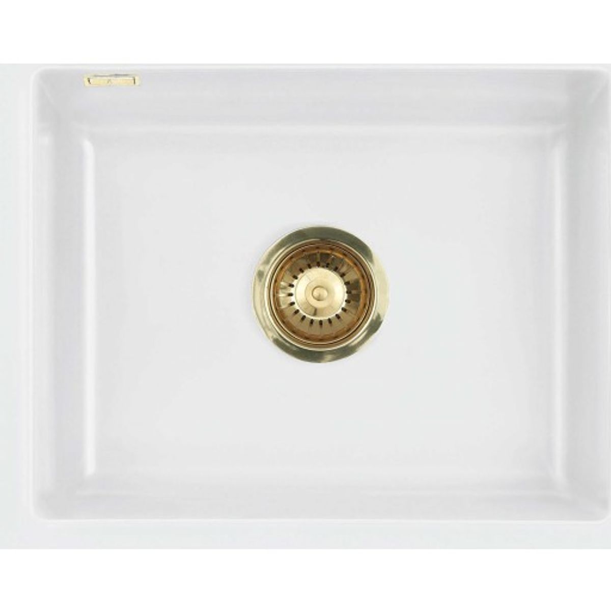 Lavabo Mera 50U køkkenvask, 55,1x44,1 cm, mat hvid