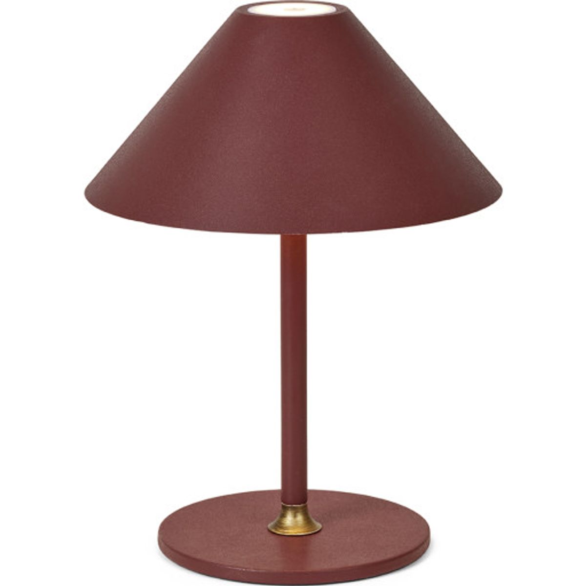 Halo Design Hygge genopladelig bordlampe, H20 cm,rød