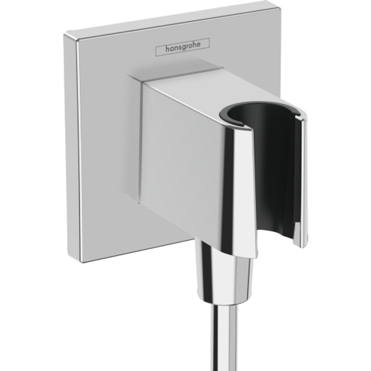 HansGrohe FixFit E slangeudtag med holder i krom