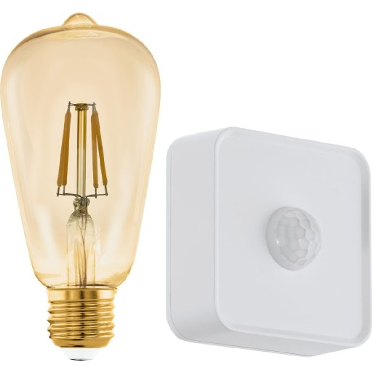 Eglo Z E27 edisonpære med sensor, 2200K, 4,9W, 2-pak