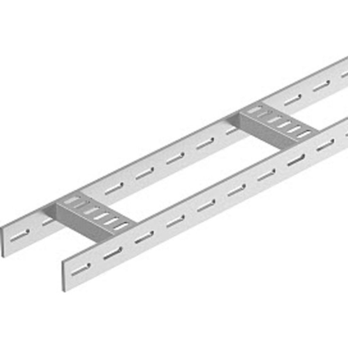 3 meter Kabelstige skibsbygning 40x610 m/trapez-trin SL 62 600 syrefast A4