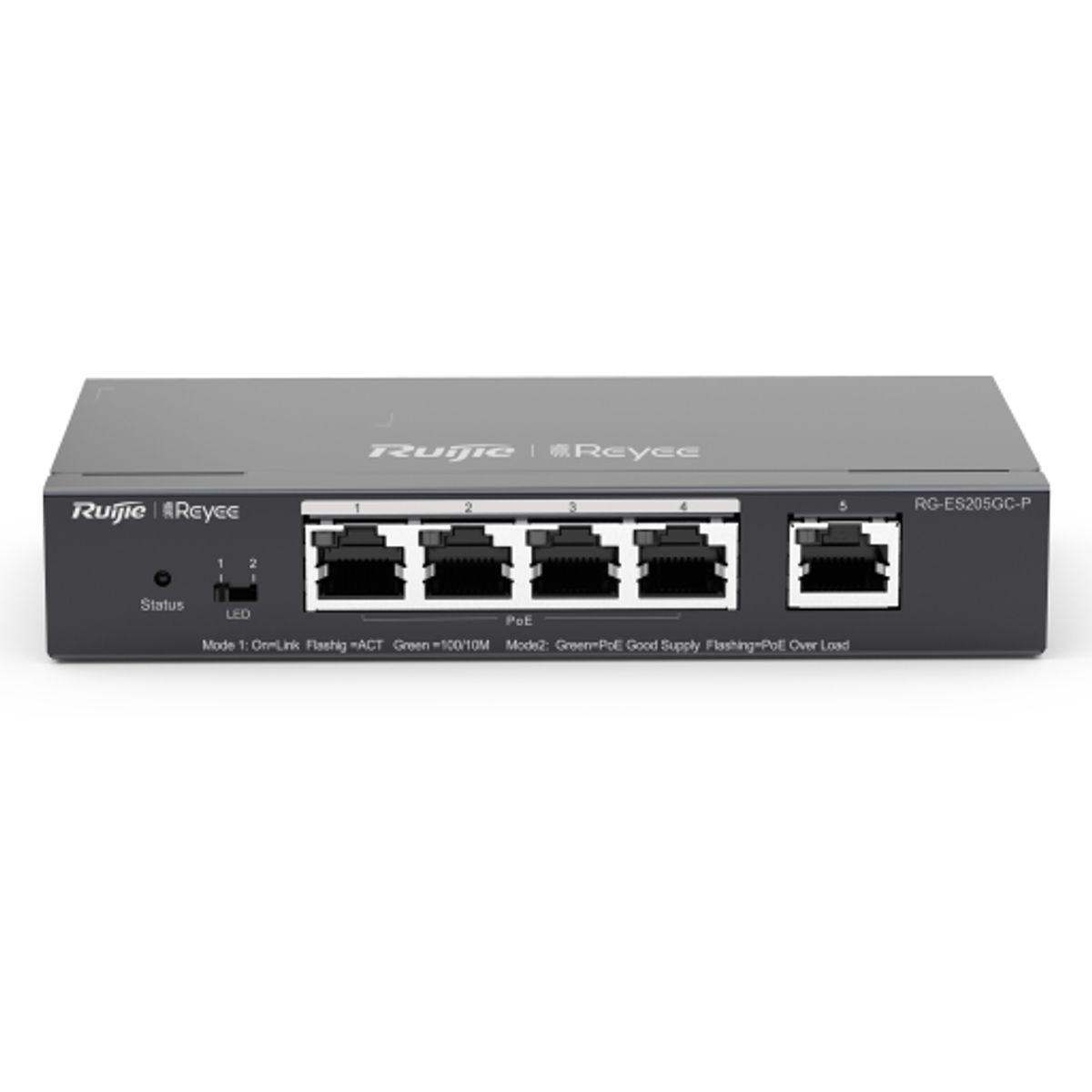 Reyee Managed PoE switch 4port + Up-link