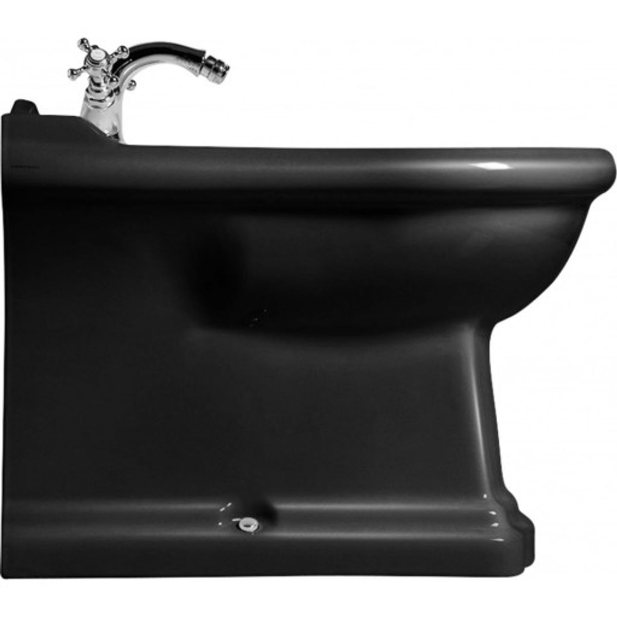 Lavabo Retro gulvstående bidet blank sort