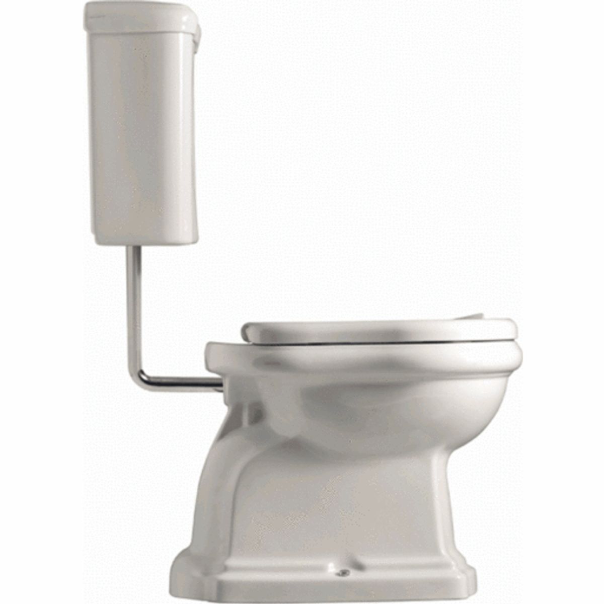 Lavabo Retro Low toilet, hvid