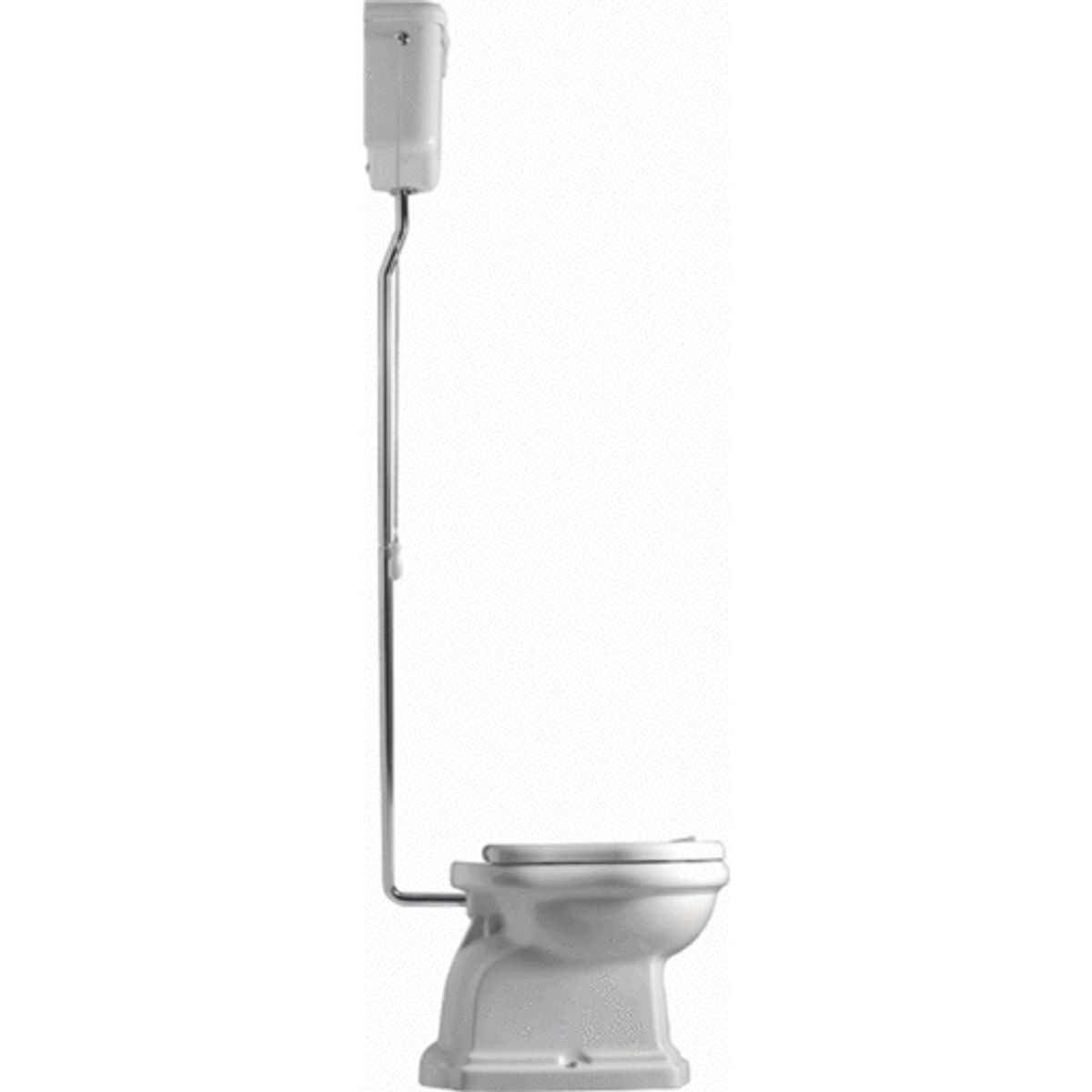 Lavabo Retro High toilet, hvid