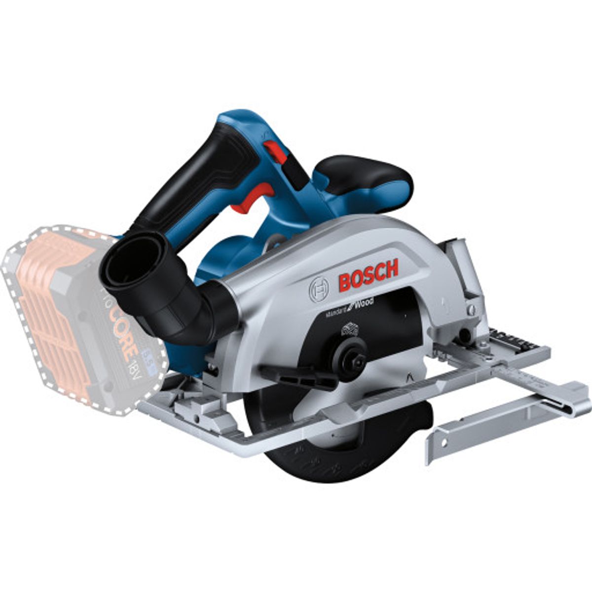 Bosch GKS18V-57-2 rundsav u. batteri