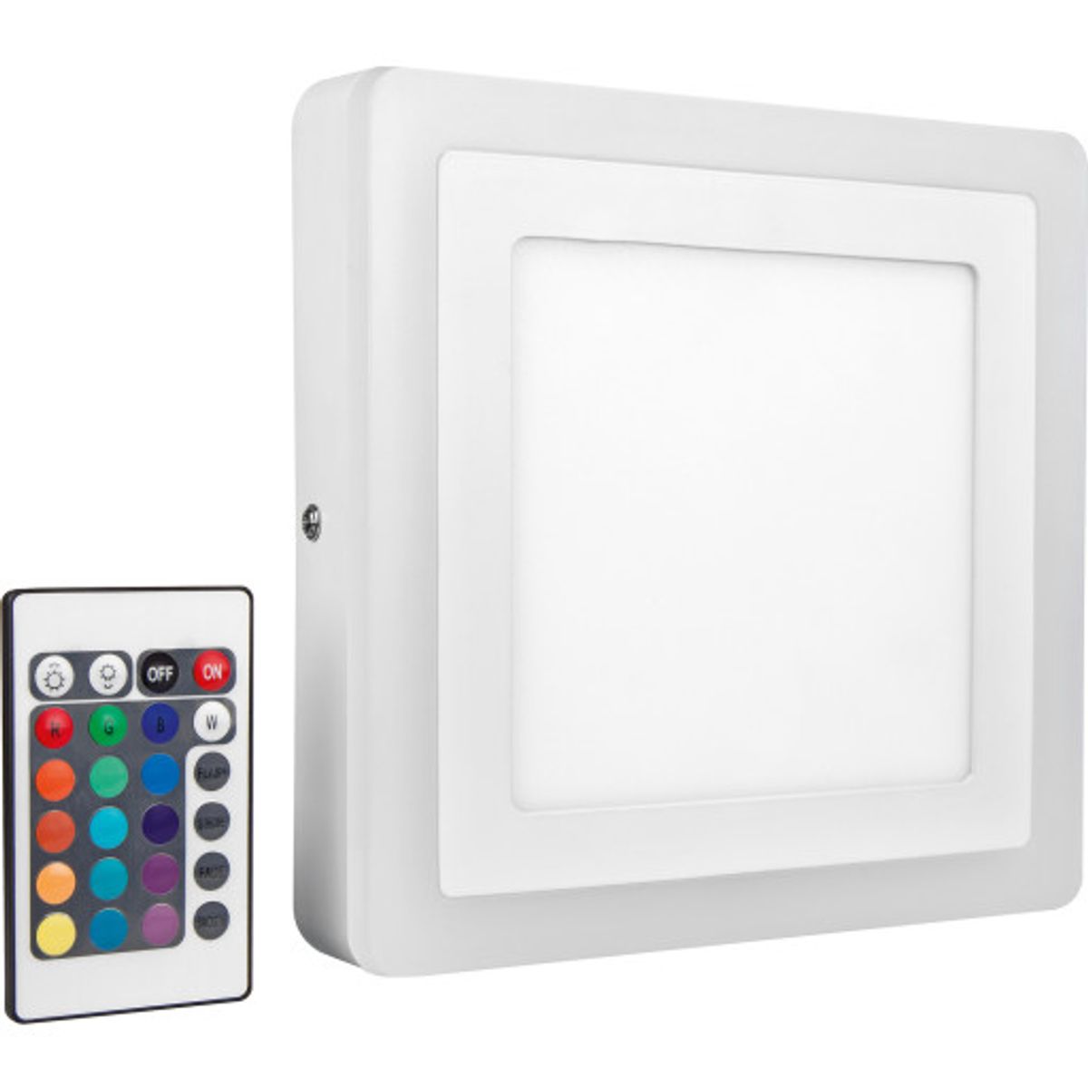 LEDVANCE LED Color+ White Square 700lm 17W 830 200 mm hvid