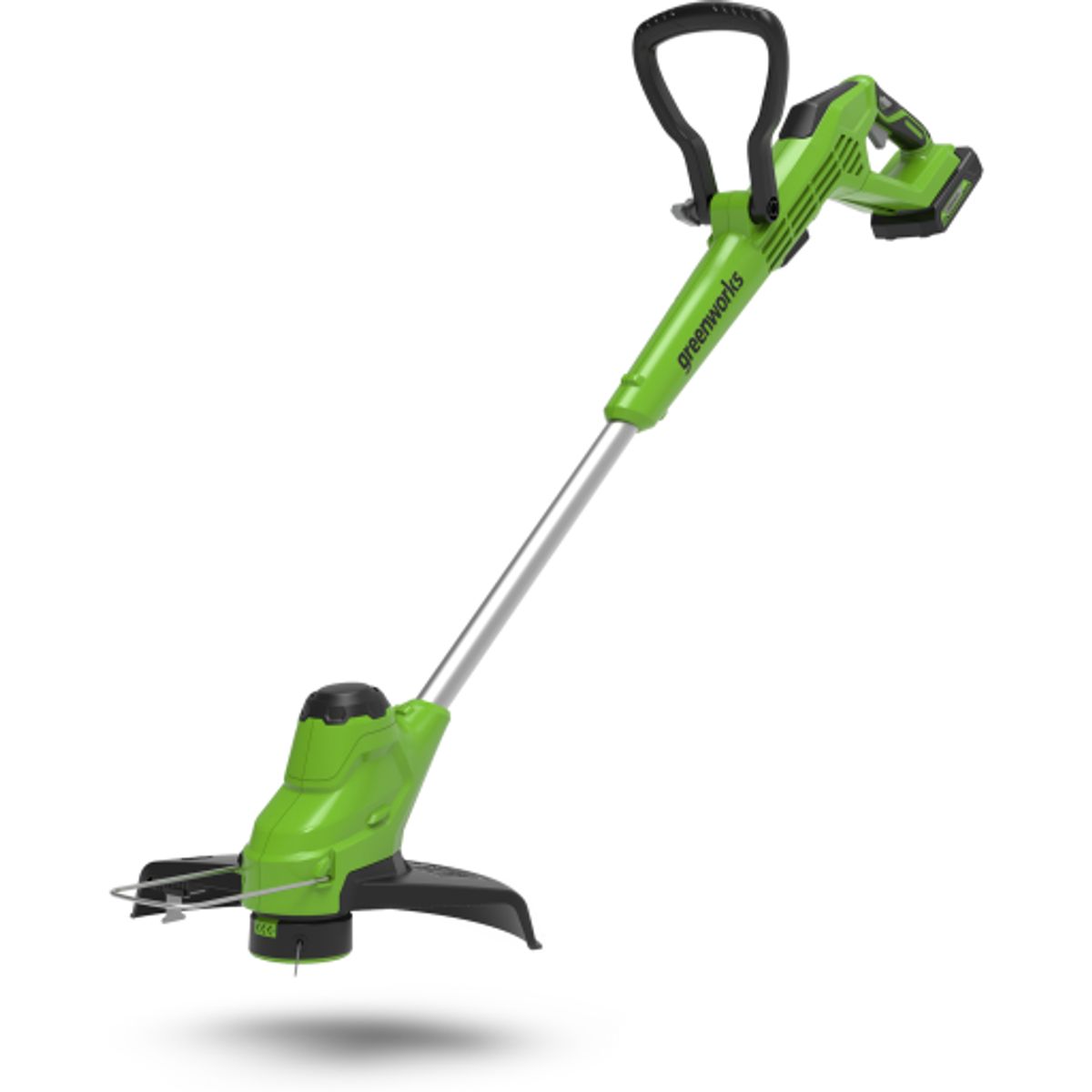 Greenworks græstrimmer 24V, 28 cm, med batteri og lader