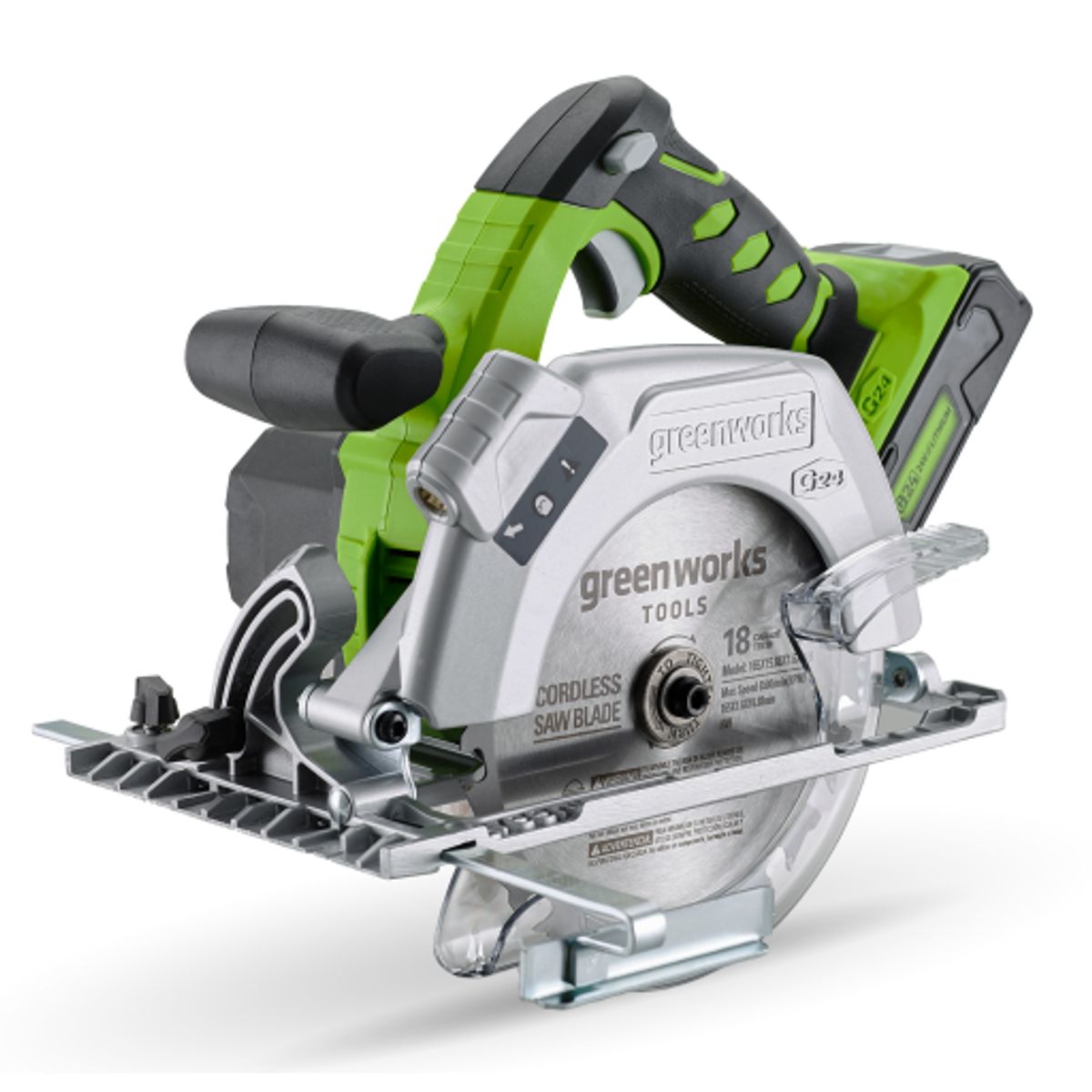 Greenworks rundsav Ø184mm - 24V u. batteri