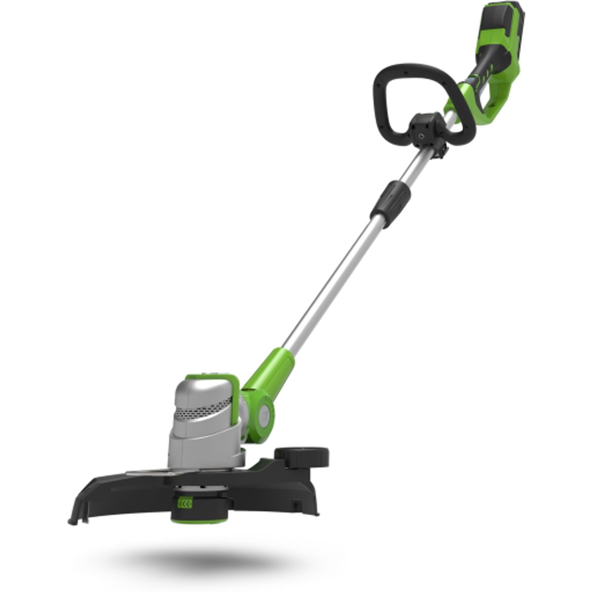 Greenworks græstrimmer 24V, fronmonteret, 30 cm, med batteri og lader