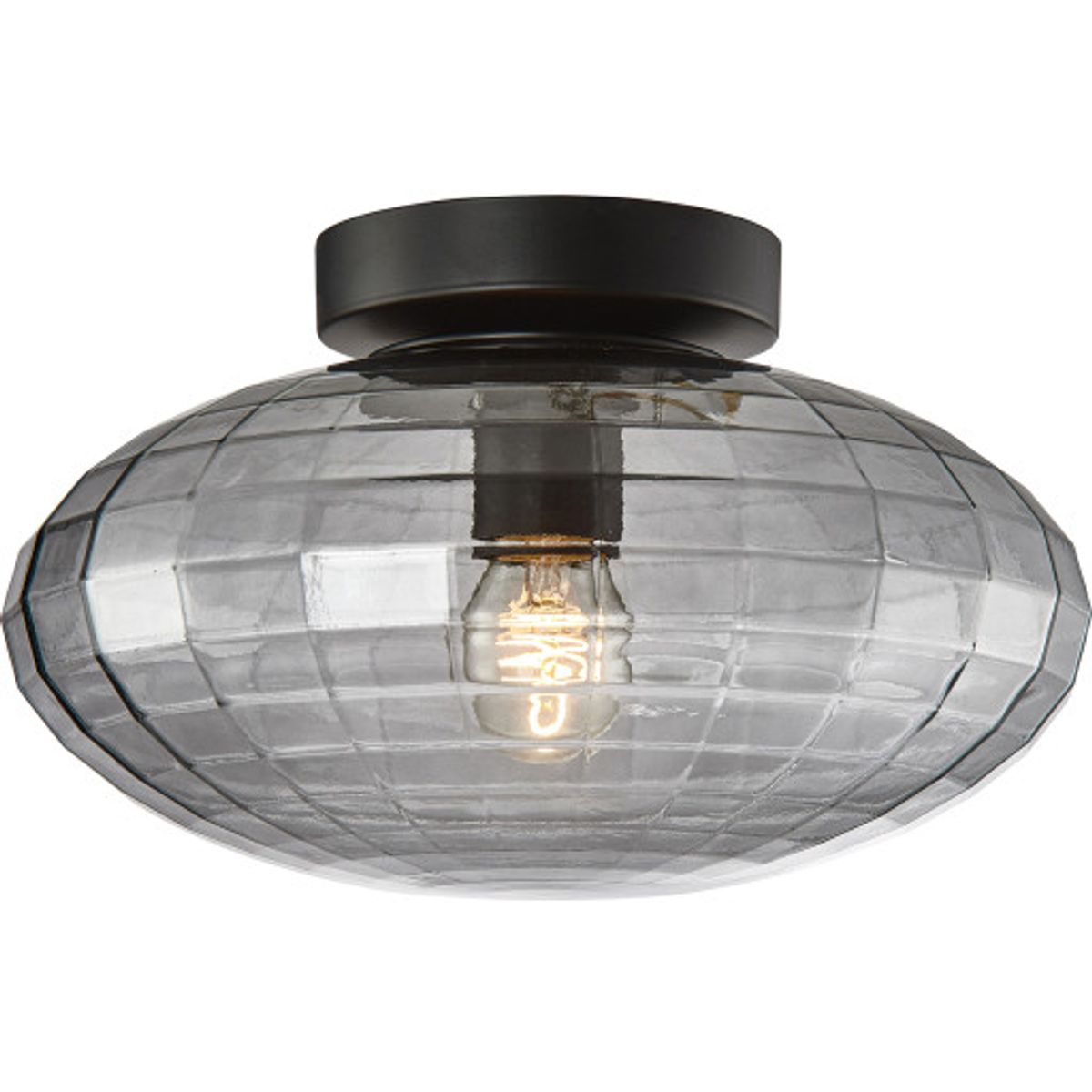 Halo Design Mesh loftlampe, røgfarvet, Ø28 cm