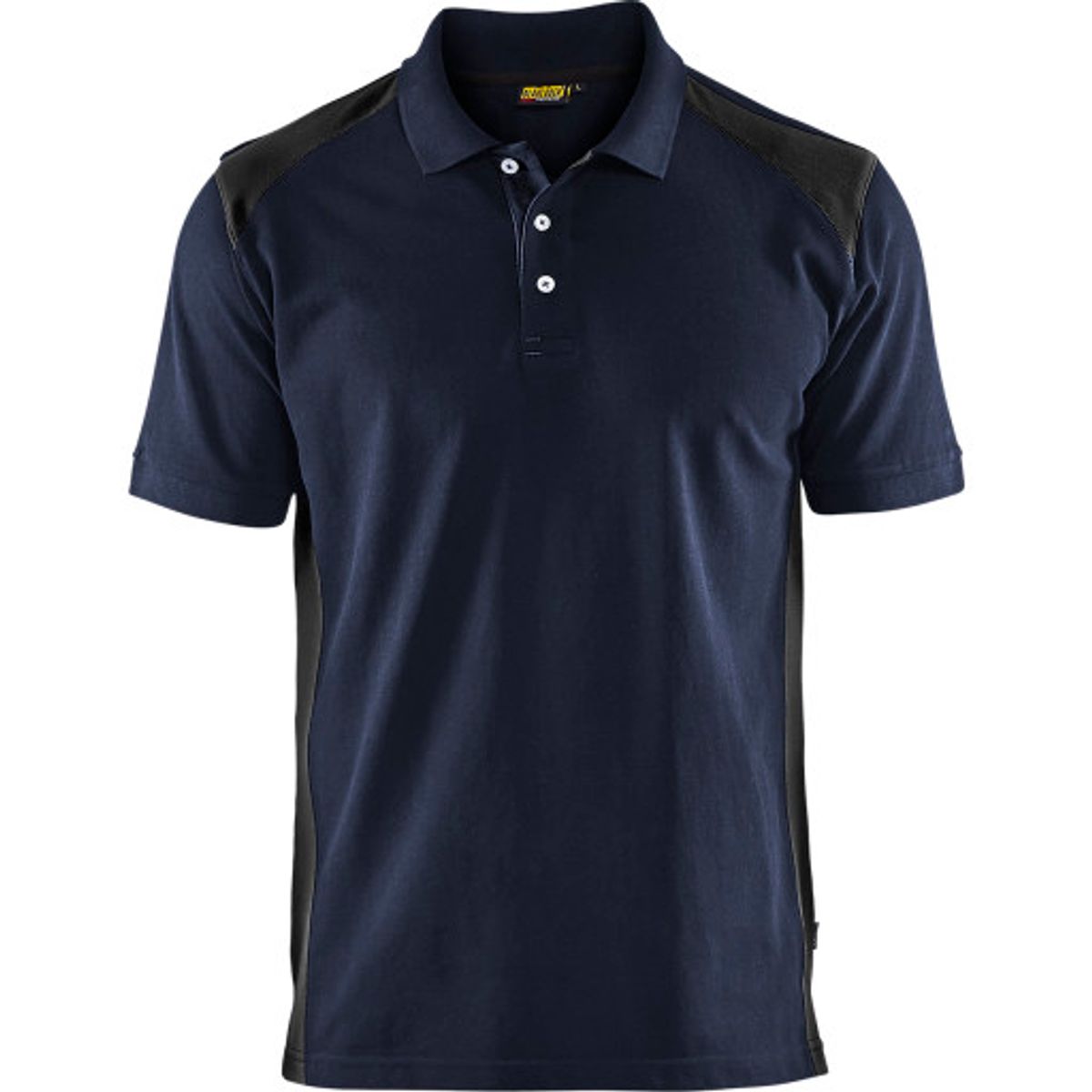 POLOSHIRT M.MARINEBLÅ/SORT XL