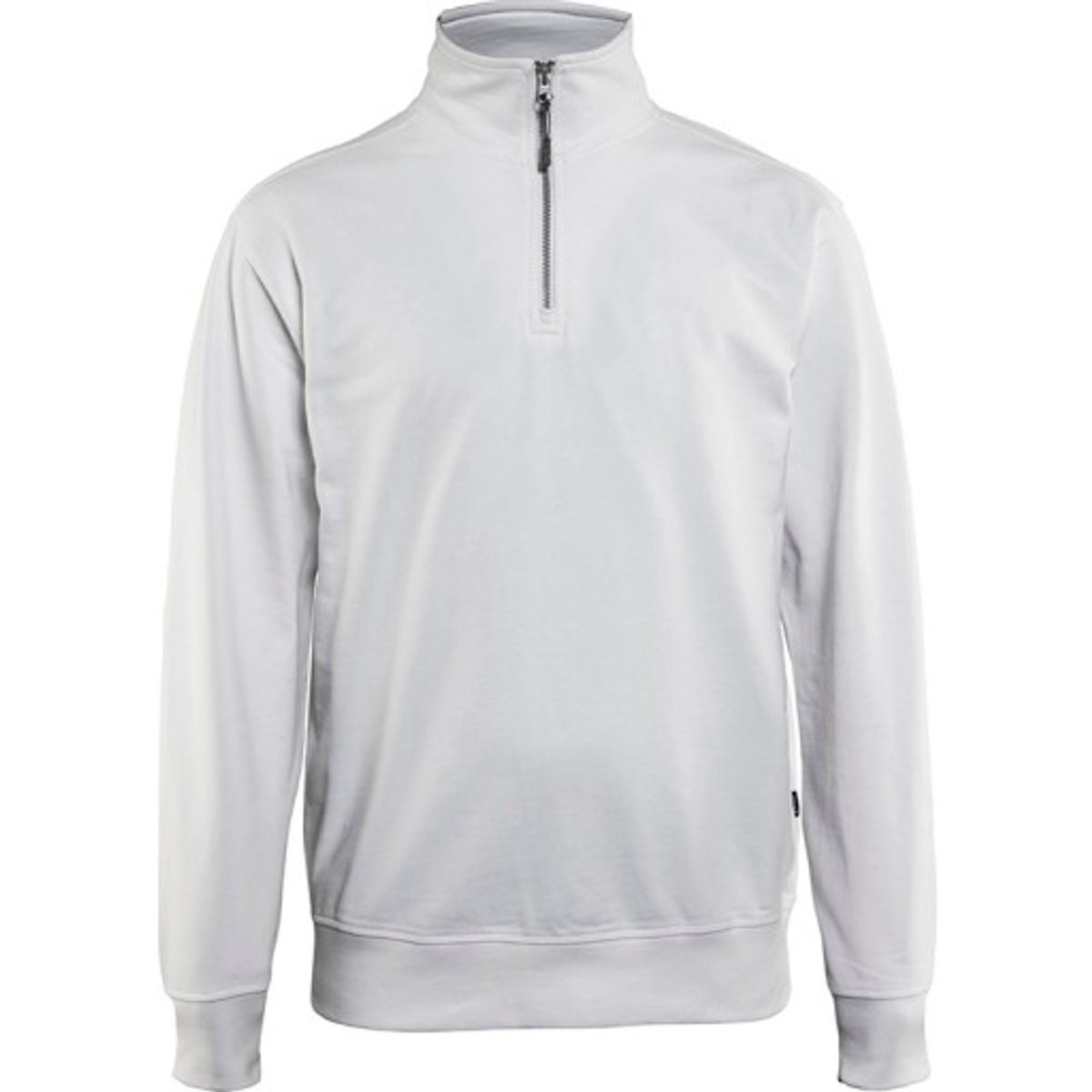 Sweatshirt half zip Hvid L