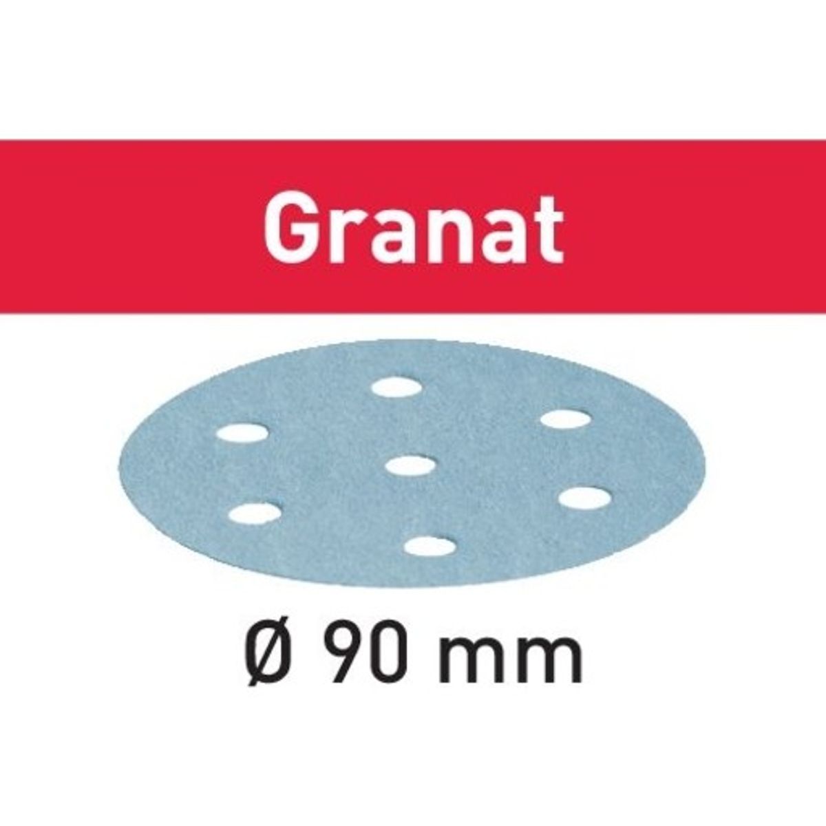 Sliberondel Granat STF D90/6, Ø90 mm, 100 stk., K120