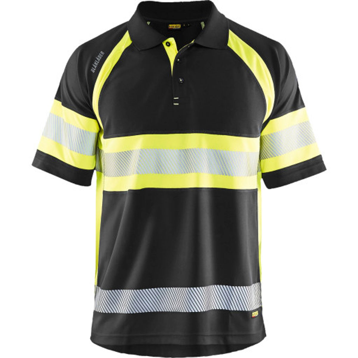 High Vis UV Poloshirt Sort/Hig