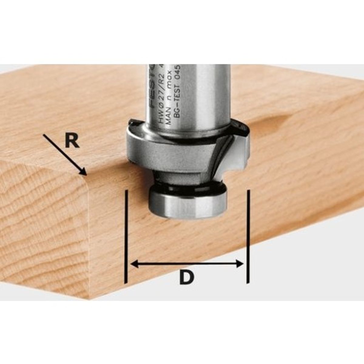 Afrundingsfræser hw r5-ofk 500