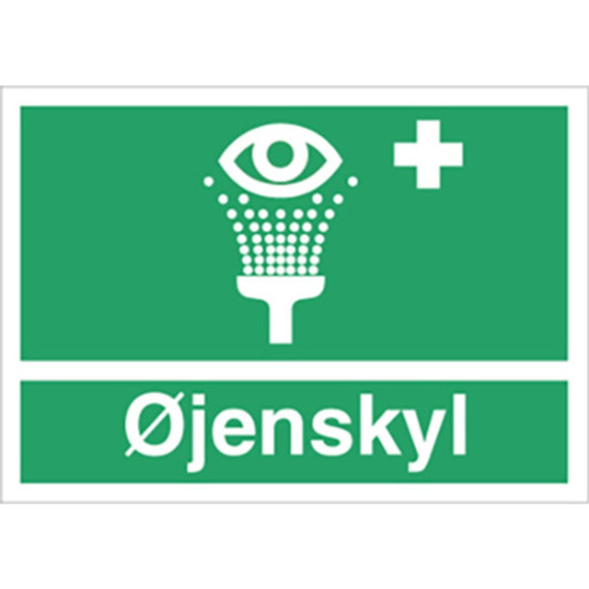 Øjenskyl 210x297 plast