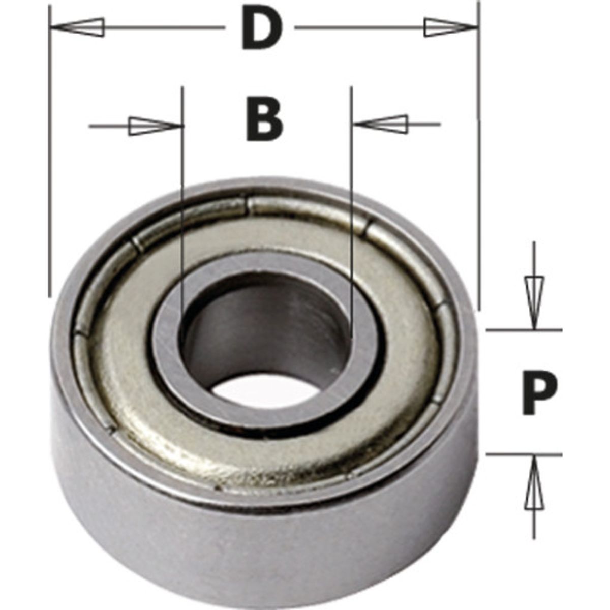 Kugleleje 22,0x8,0x7,0mm