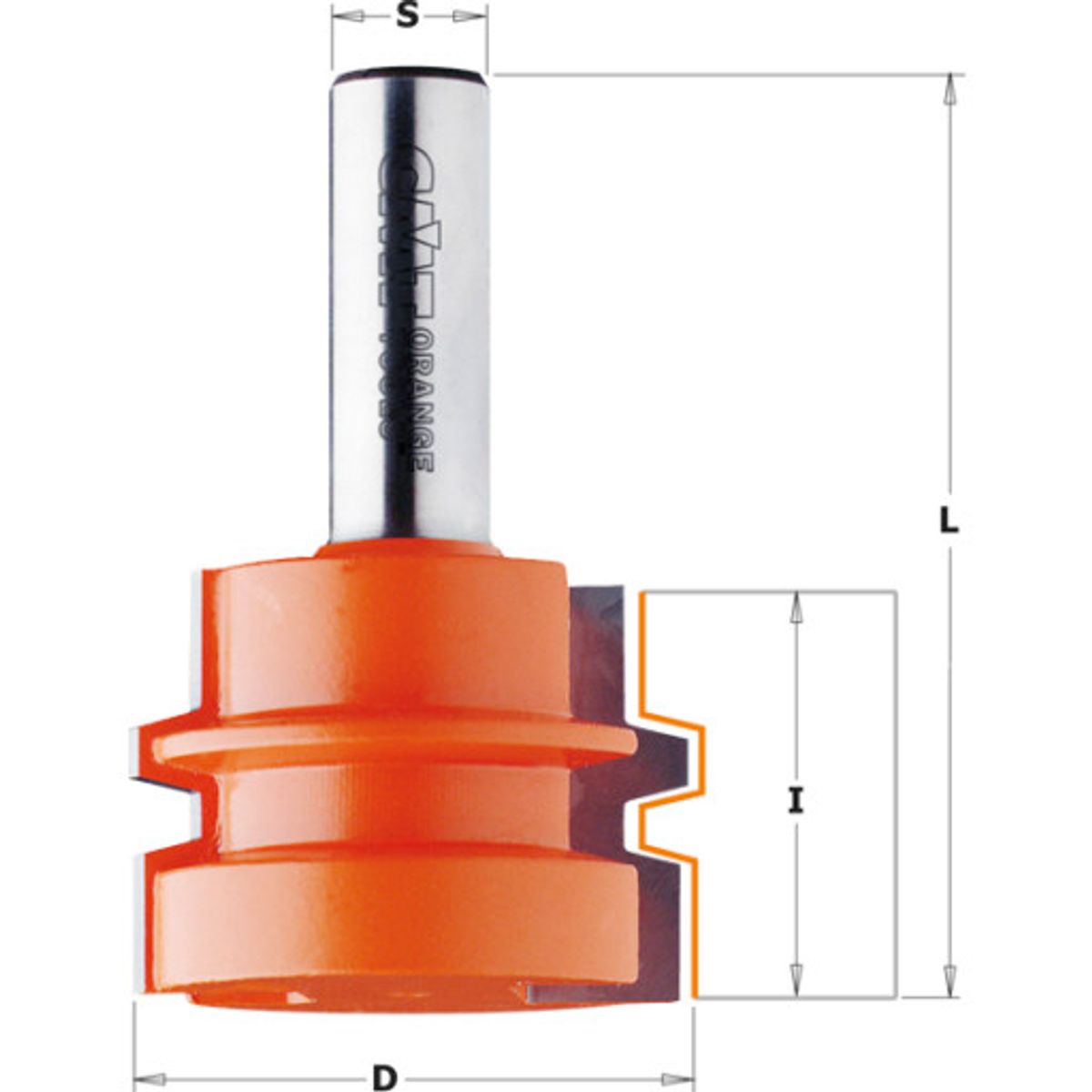 Limfugefræser HM Ø 44,4x32mm