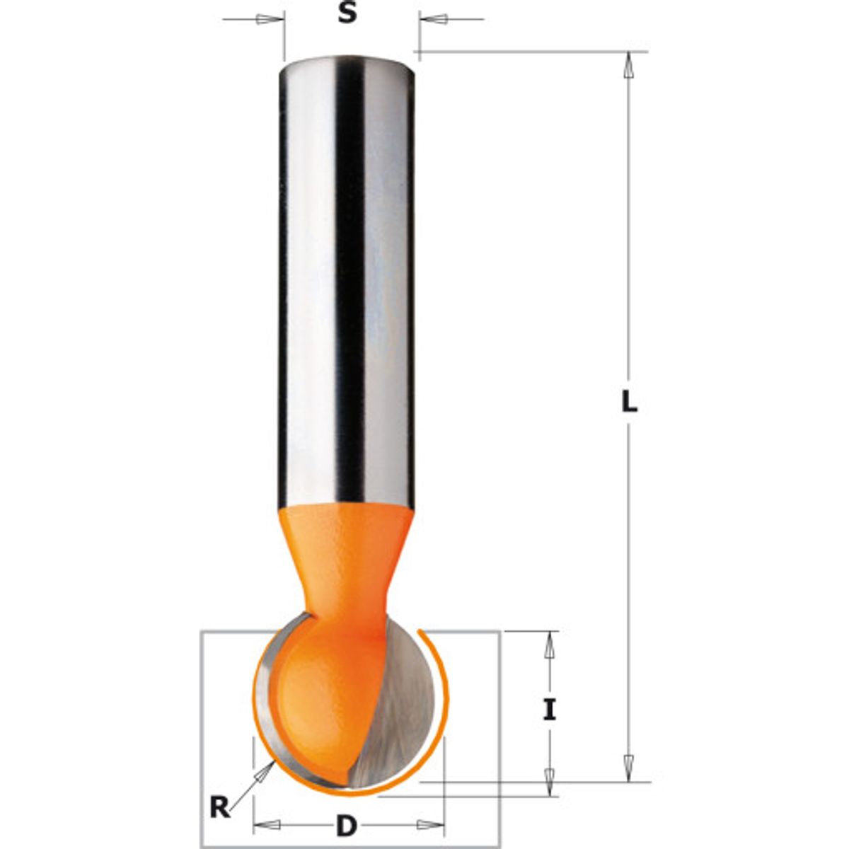 Kuglefræser 19mm