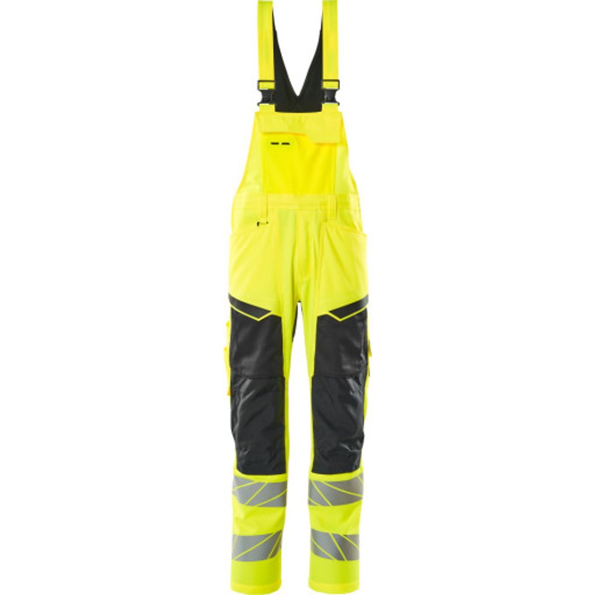 Mascot overall 19569-236, Hi-Vis kl2, gul/sort, str. 82/C48