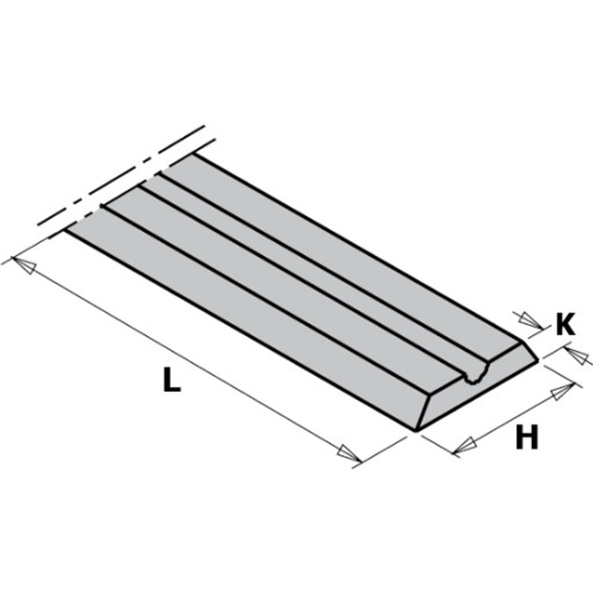 Vendeplatte 20,0x 4,1x1,1