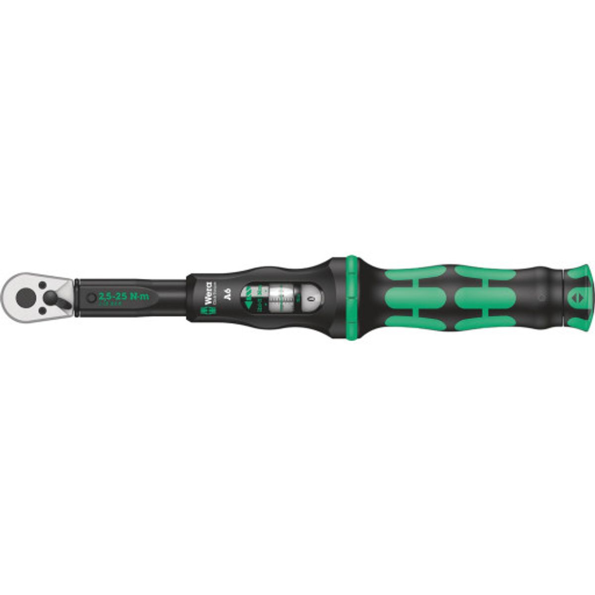 WERA Click-Torque A 6 momentnøgle, 2,5-25 Nm, 1/4"