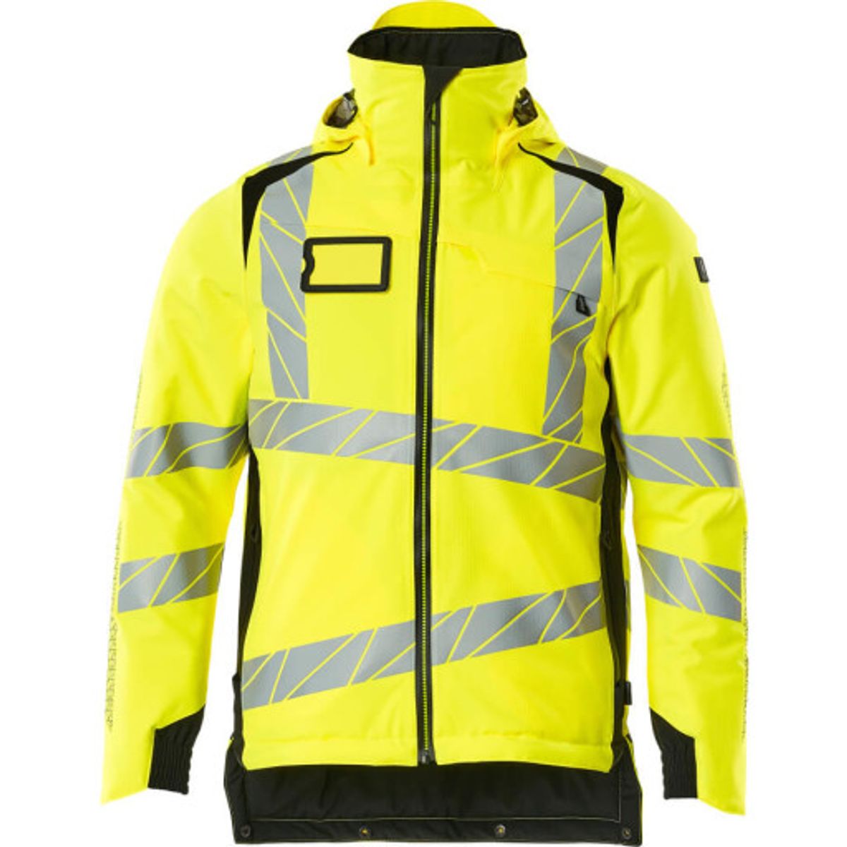 Vinterjakke,2XL,hi-vis gul/sor