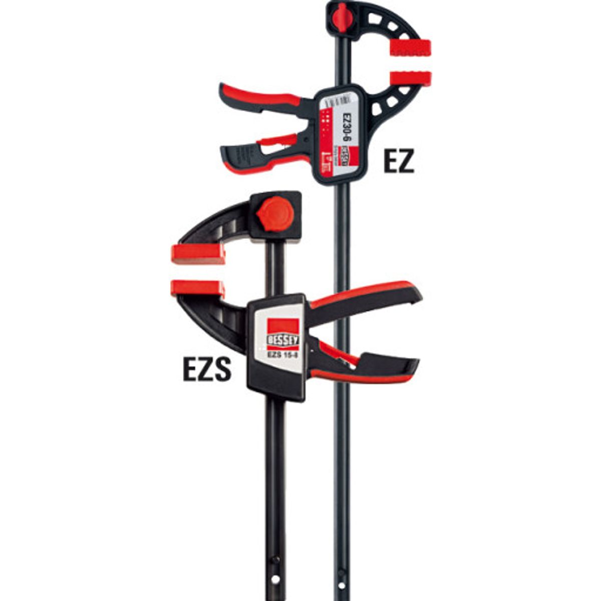 Bessey enhåndstvinge EZS, 80 x 600 mm