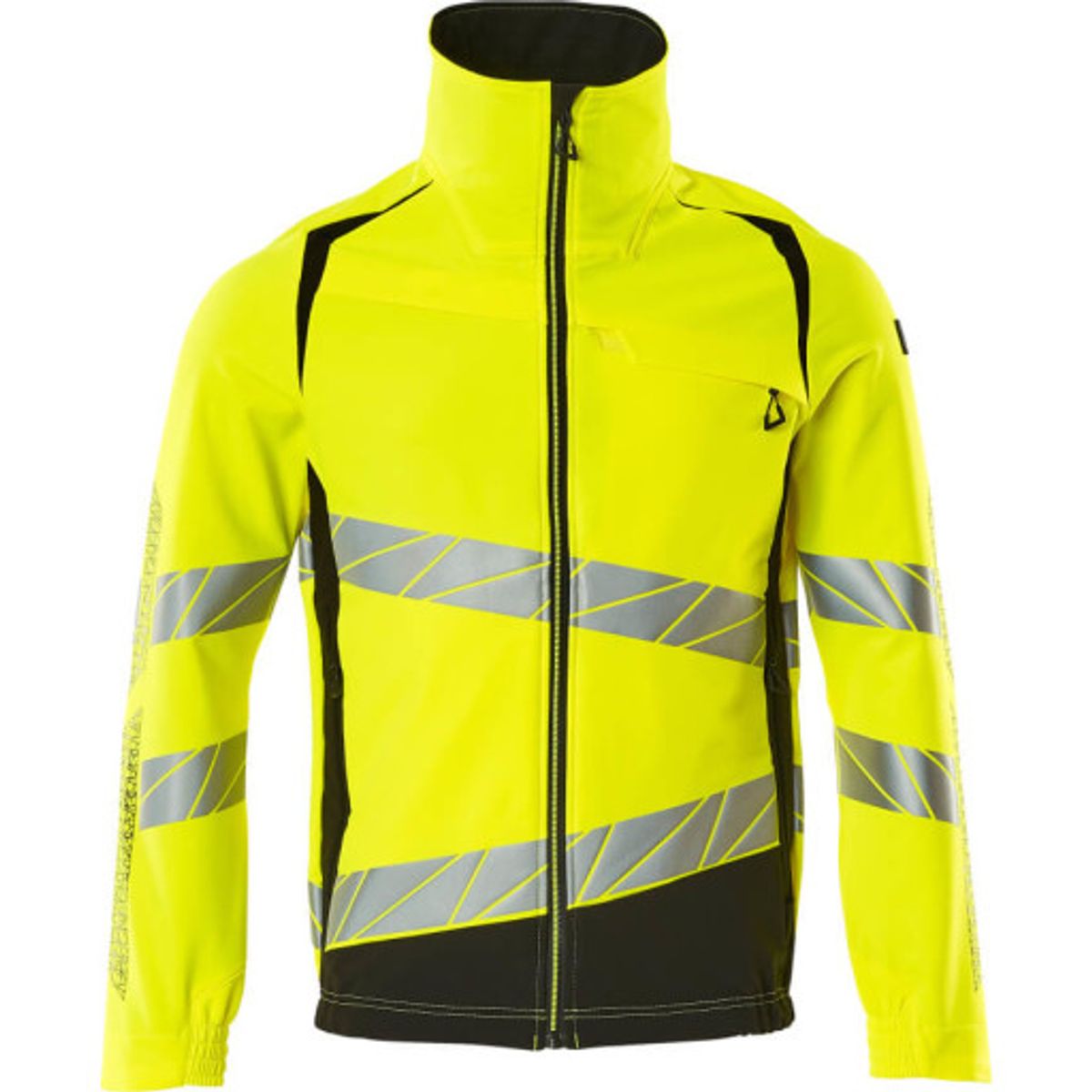 Jakke,2XL,hi-vis gul/sort