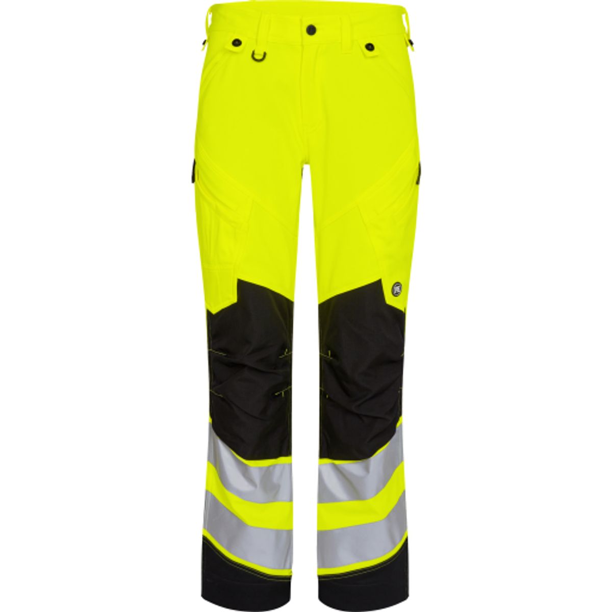 FE Engel stretch buks 2544, High-Vis, kl.2, gul/sort, str. K84