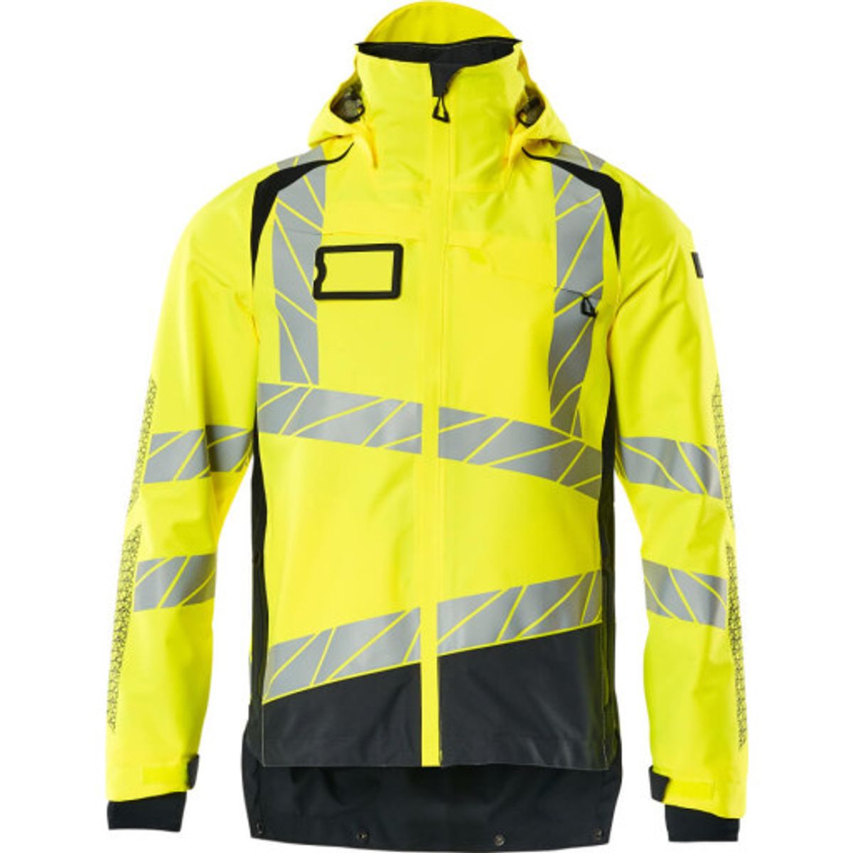 Skaljakke,M,hi-vis gul/mørk ma