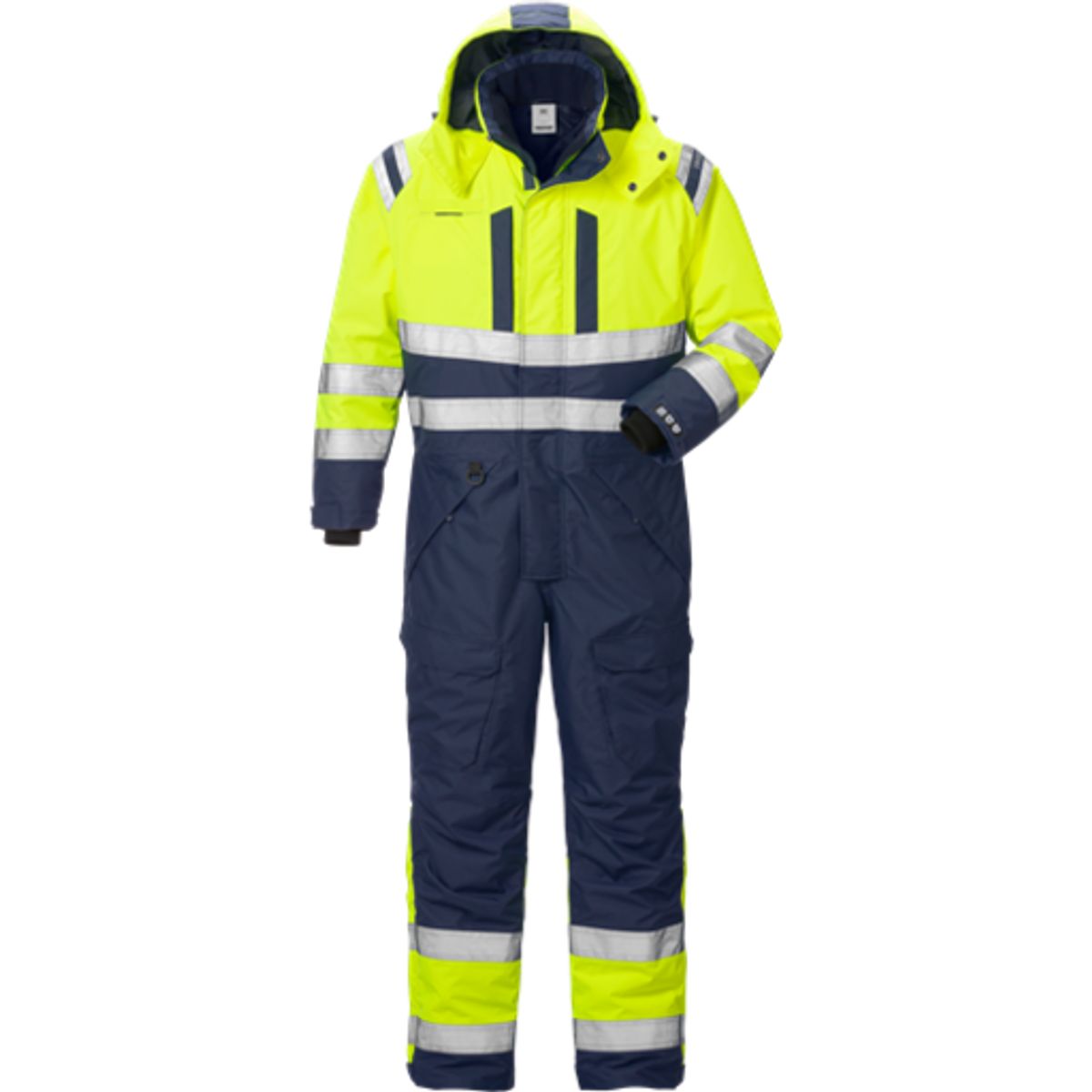 HI VIS AIRTECH® VINTER KEDELDR FRISTADS HV. GUL/MARI 2XL