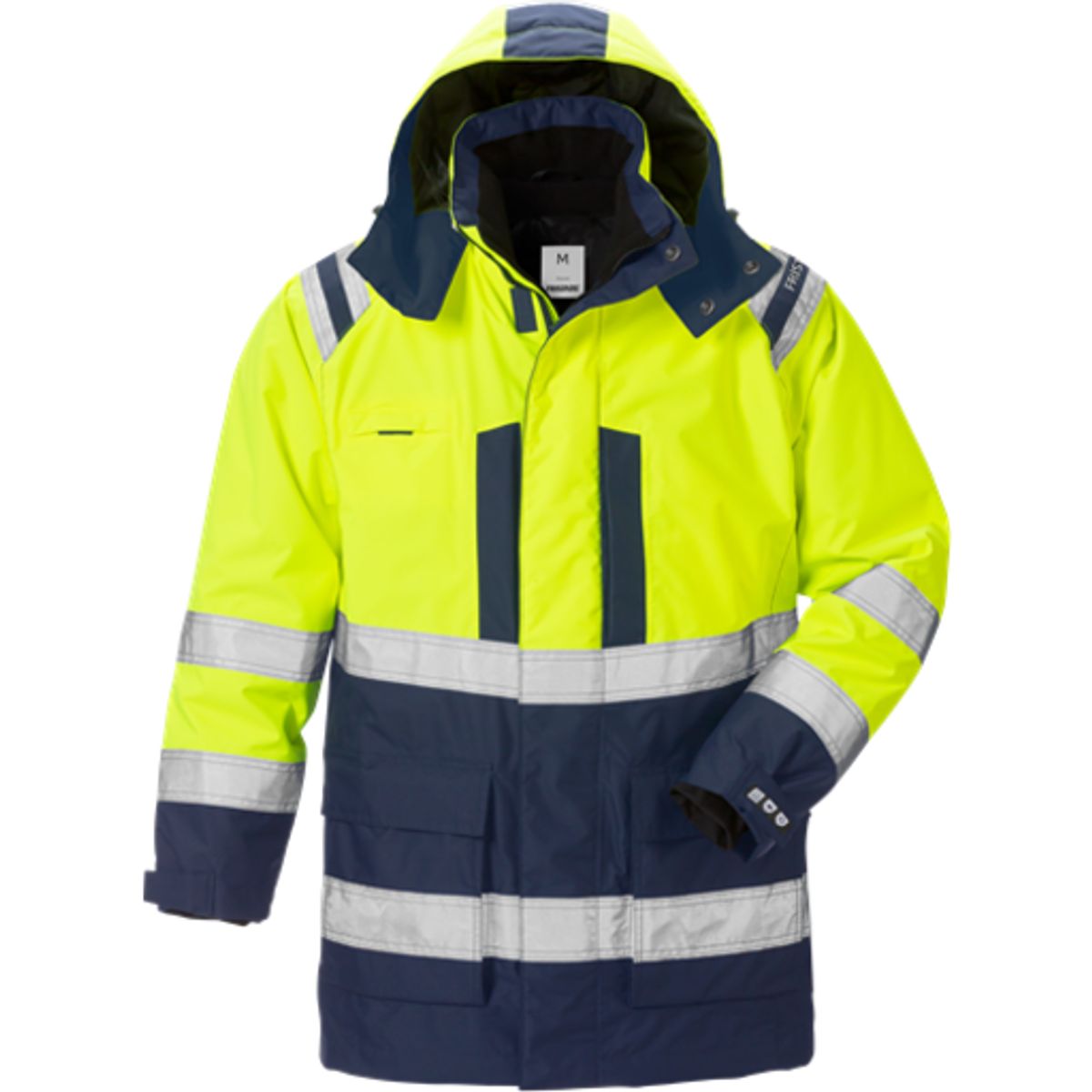 Kansas vinterparka 119628-271 High-vis kl.3 gul/marine, str. 3XL