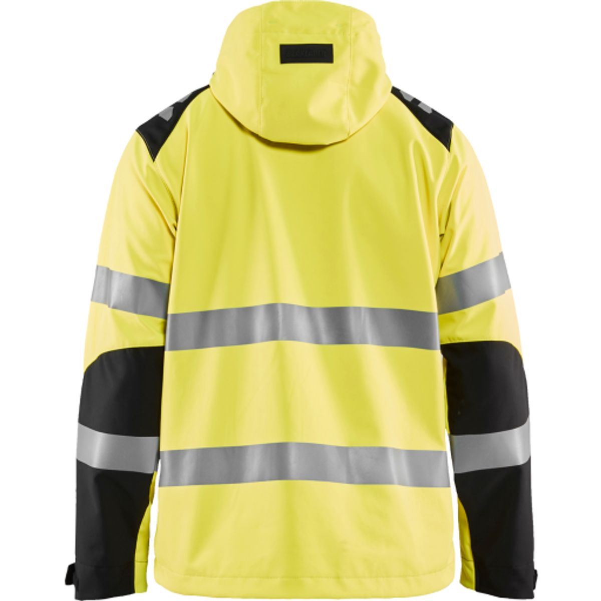 HIGH VIS SOFTSHELL JAKKE HIGH VIS GUL/SORT XXL